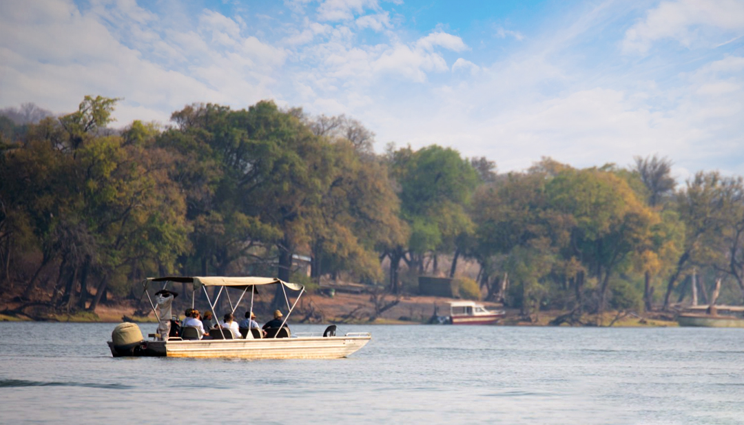 Boating at the Calm Irai Lake